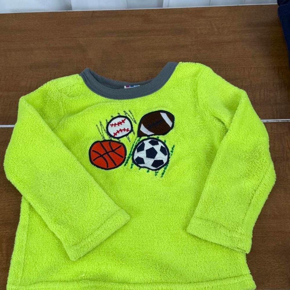 Healthtex neon yellow polyester fleece